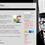 petermahoney, free transparent WordPress theme
