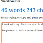 Word count tool for SEO